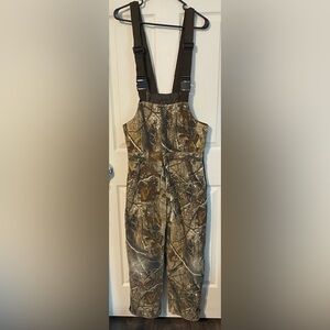 Redhead bib overalls